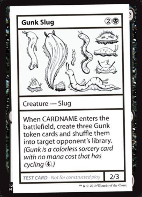 ■エンブレムあり■《Gunk Slug》[Mystery Booster Playtest Cards] 黒R